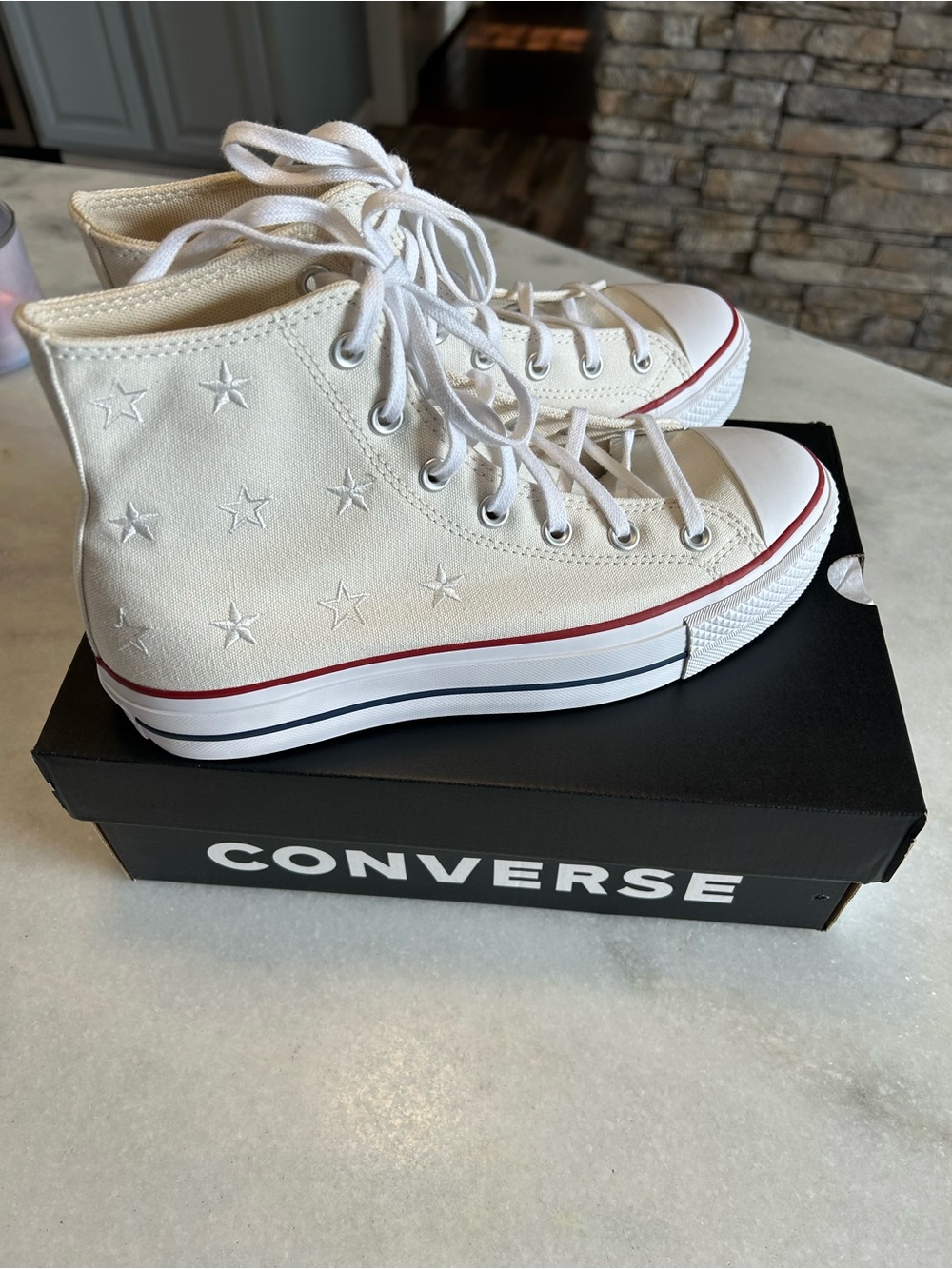 Converse Chuck Taylor All Star Lift Platform High Top  Archive Star Size 9 New